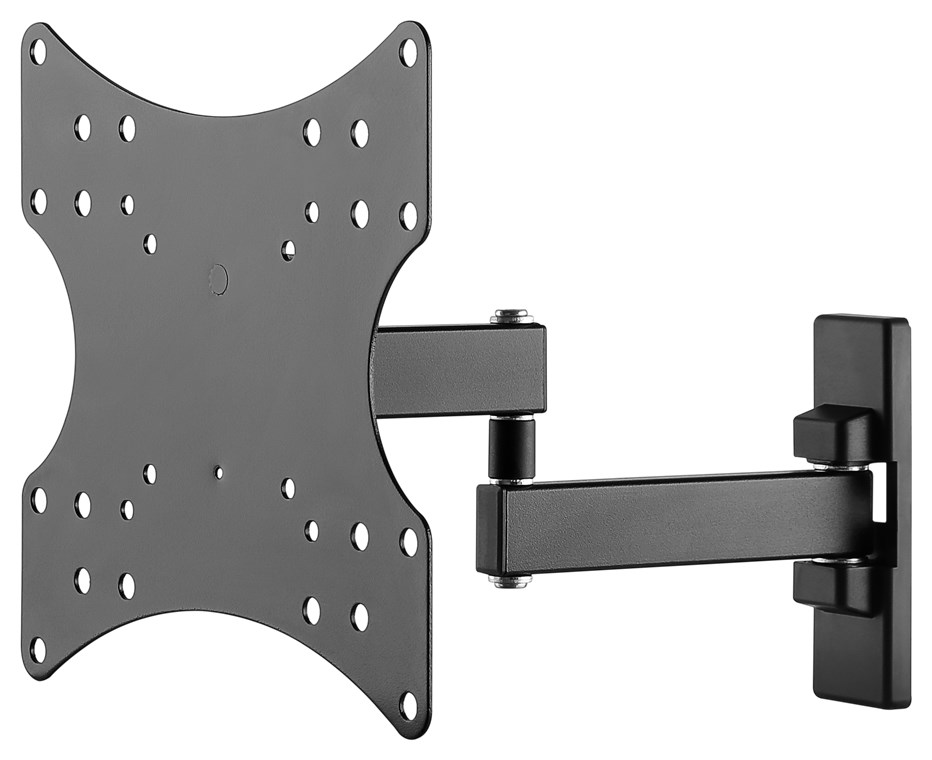 TV-Wandhalterung Basic FULLMOTION (S) - Halterung für Fernseher von 23 bis 42 Zoll (58-107cm), vollbewegliches Doppelarmgelenk (schwenkbar und neigbar) bis 15 kg