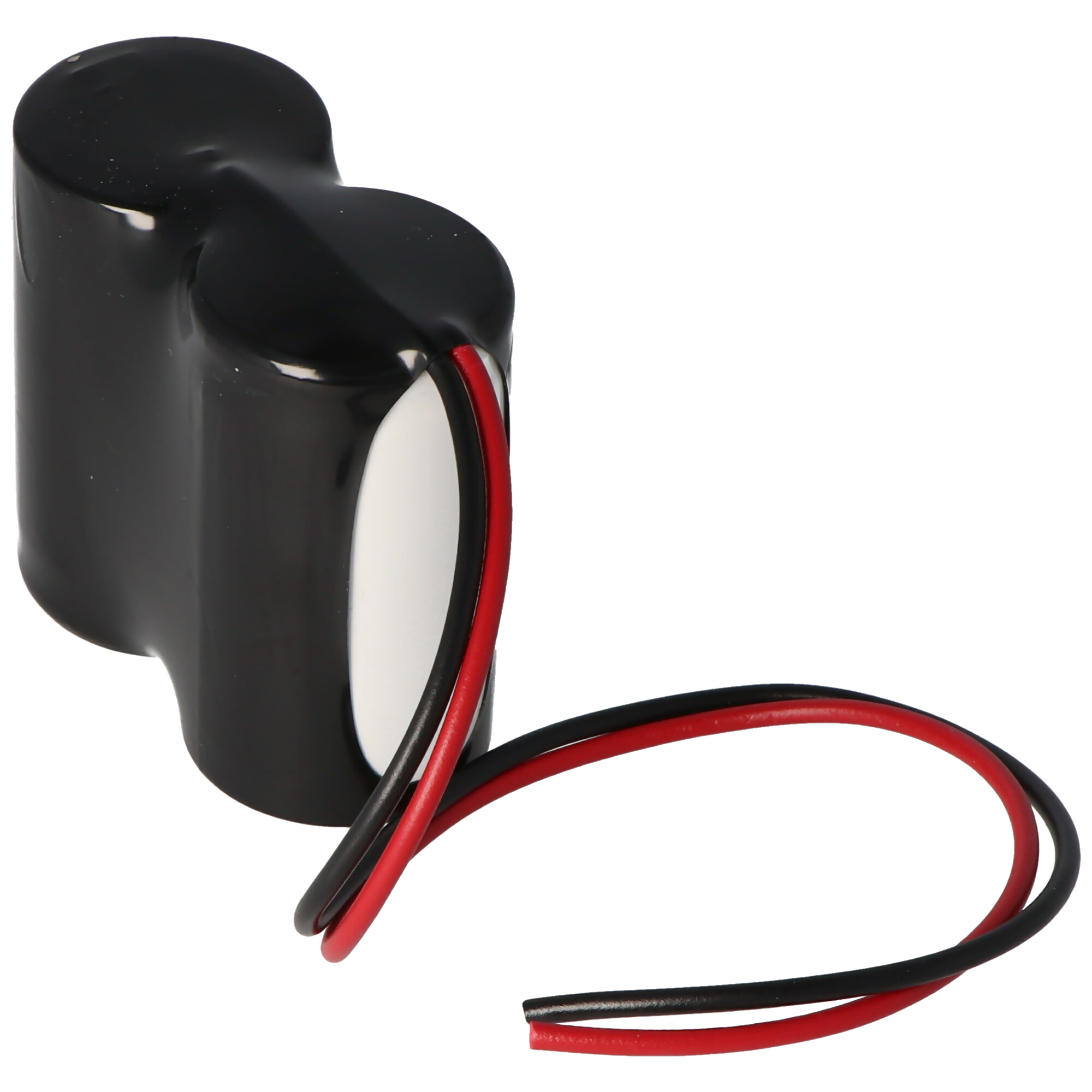 Notleuchtenakku NiCd 2,4V 4500mAh F1x2 Mono D mit 200mm Kabel einseitig einseitig passend für 2,4 V Akku