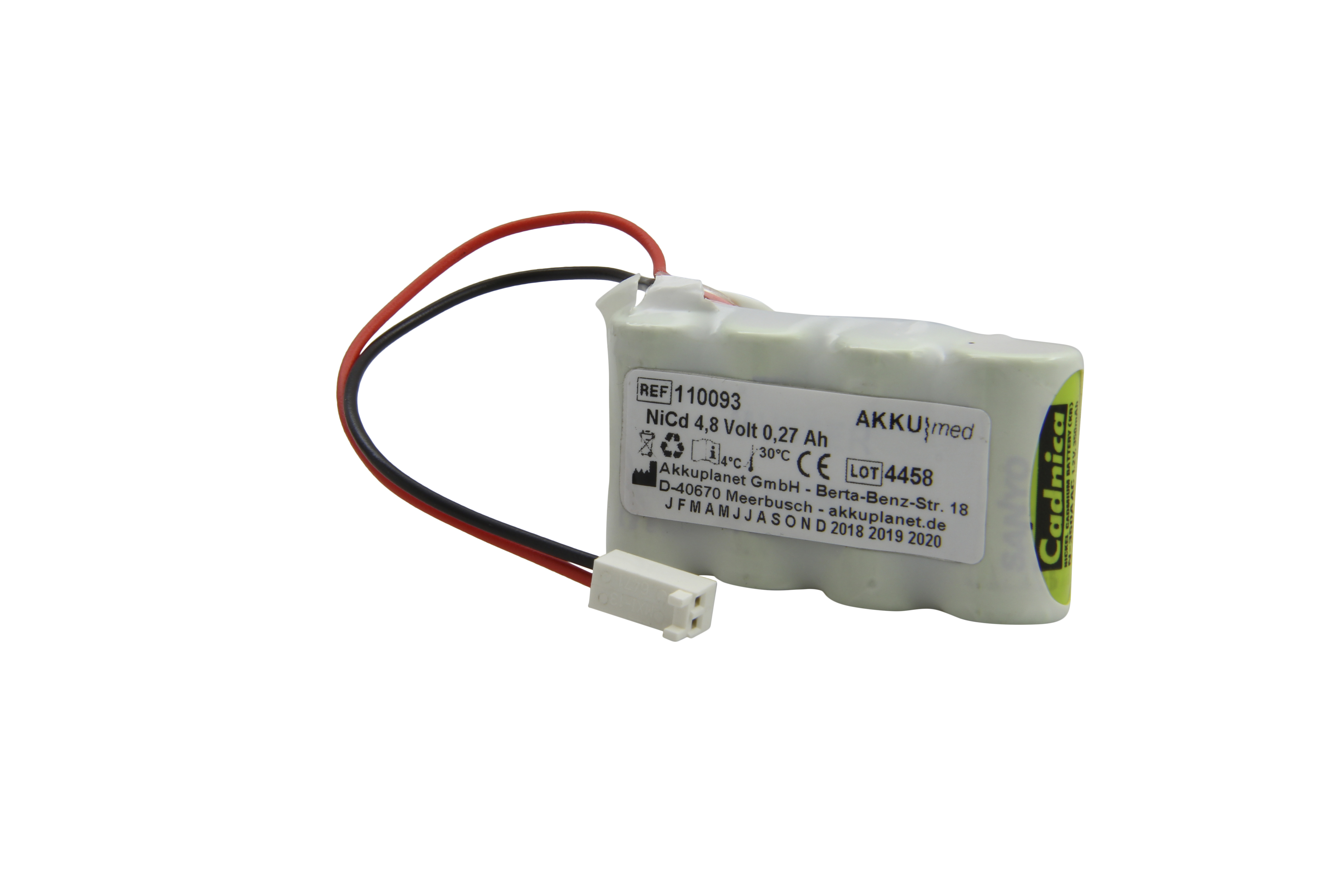 NC Akku passend für Air Shield Jaundice Meter 101 CE Konform