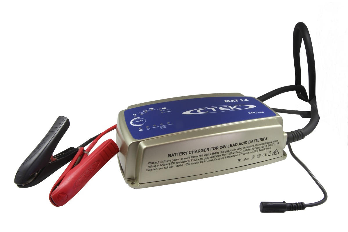 CTEK MXT 14 (vormals MULTI XT 14000) Ladegerät für verschlossene 24 V Blei Batterien