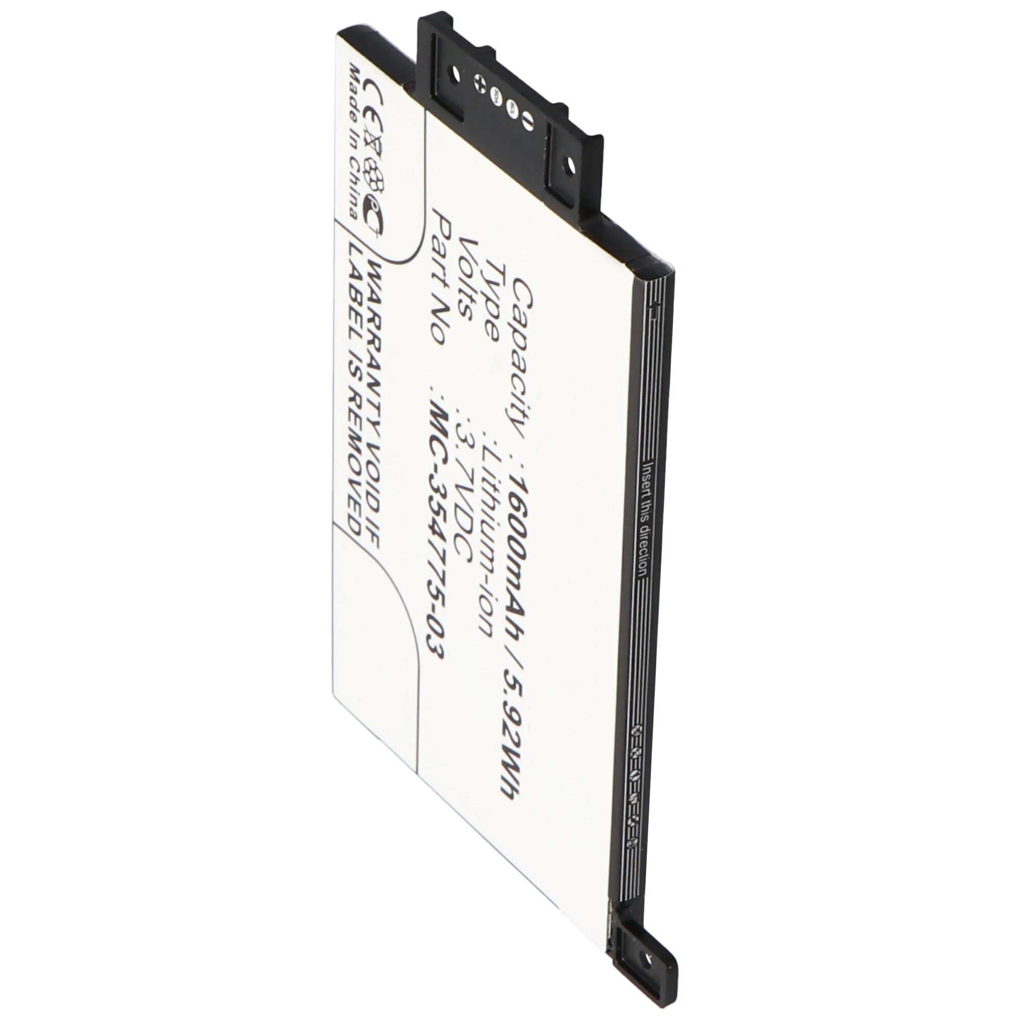 Akku passend für Amazon Kindle Paperwhite 2014, EY21, DP75SDI, 170-1056-00 3,7 Volt 1600mAh mit 4 Kontakten