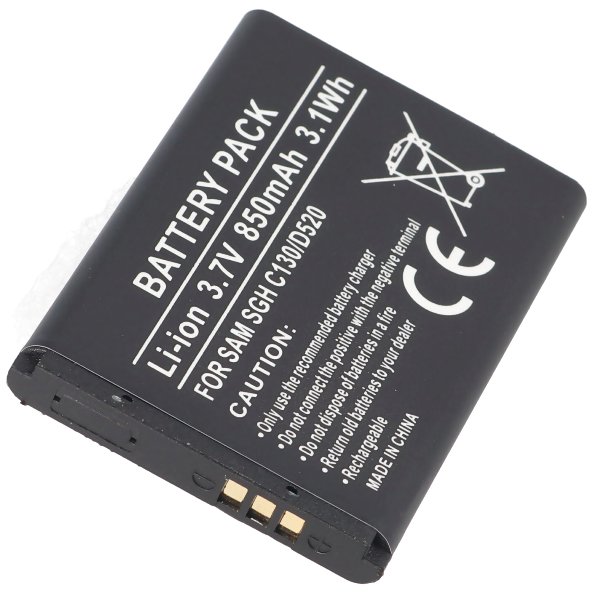 AccuCell Akku passend für Samsung SGH-D520, BST3108BECSTD