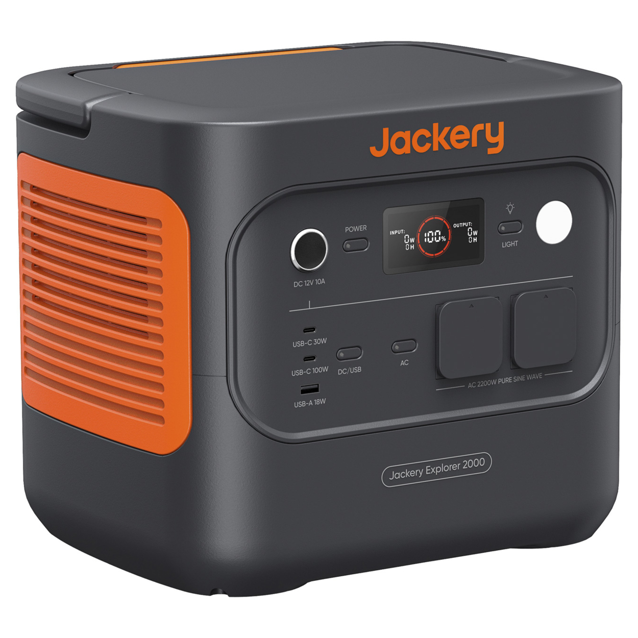 Jackery Explorer 2000 v2 Powerstation 2042 Wh / 2200 W mit LiFePO4-Akku