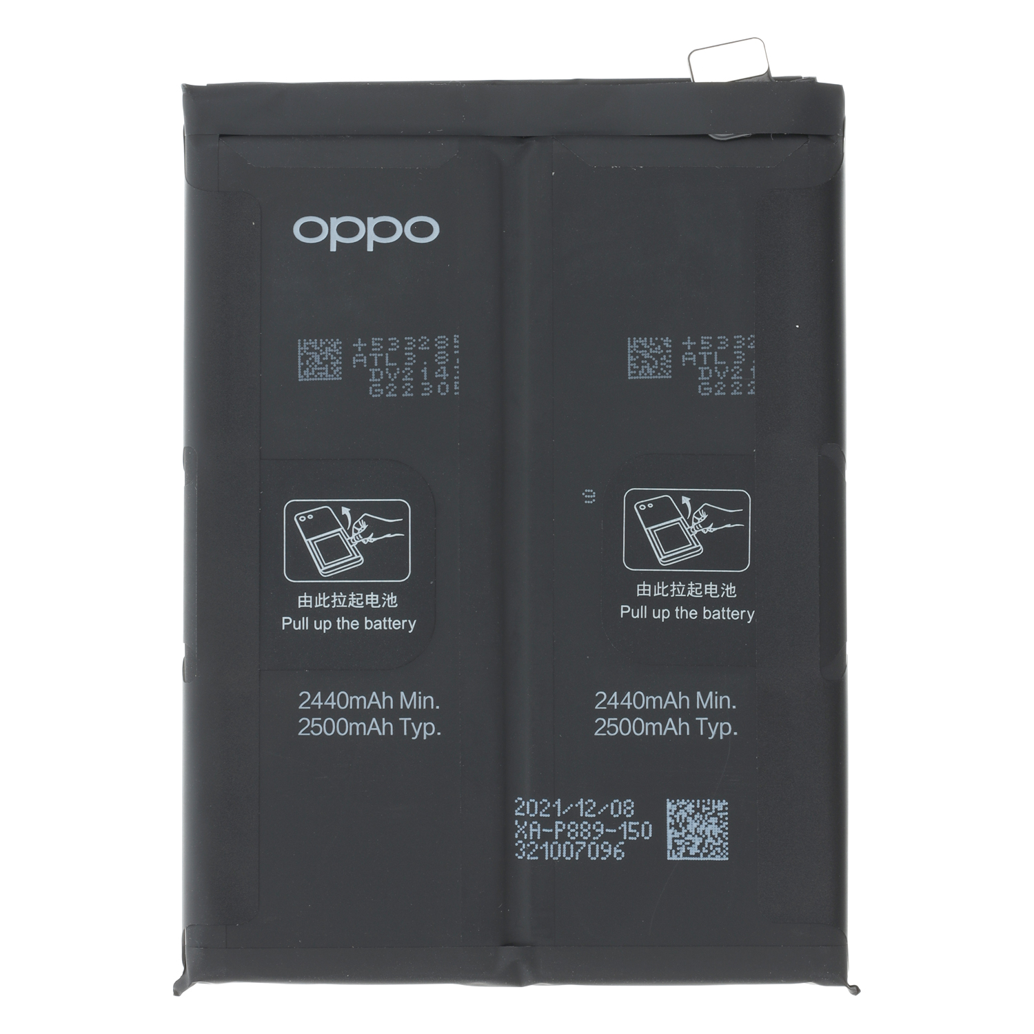 Original Oppo Find X5 Pro Akku BLP889 – Li-Ion-Polymer Smartphone-Ersatzakku mit 5.000 mAh