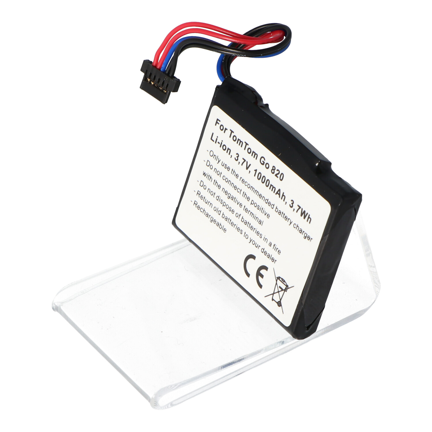 Akku passend für TomTom G0 825, Go 820, Go Live 820, Go Live 825 Akku AHL03711022, AHL03711023, VF6M