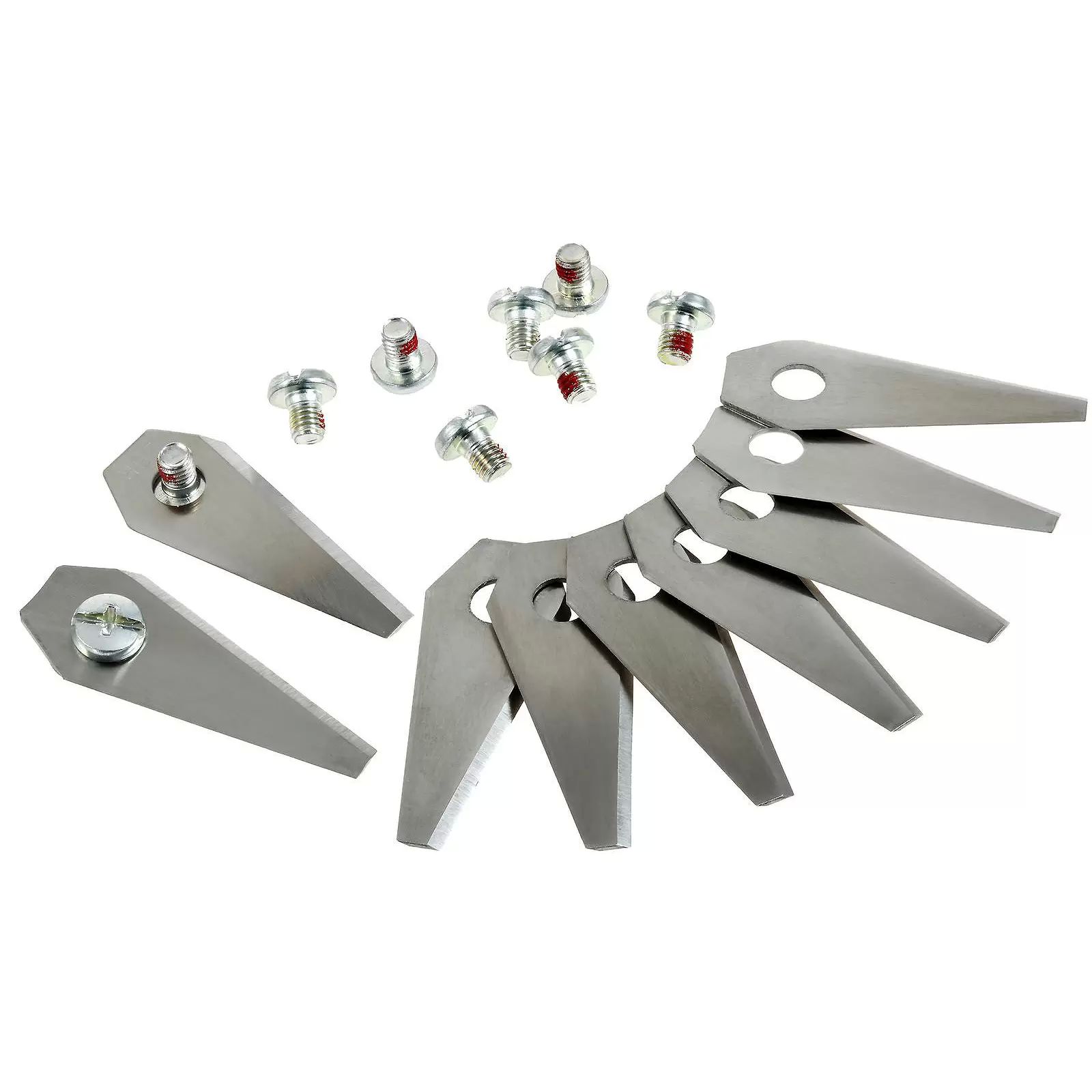9x Ersatz-Messer Klingen / Schneid-Klingen 1,00mm für Bosch Indego Mähroboter