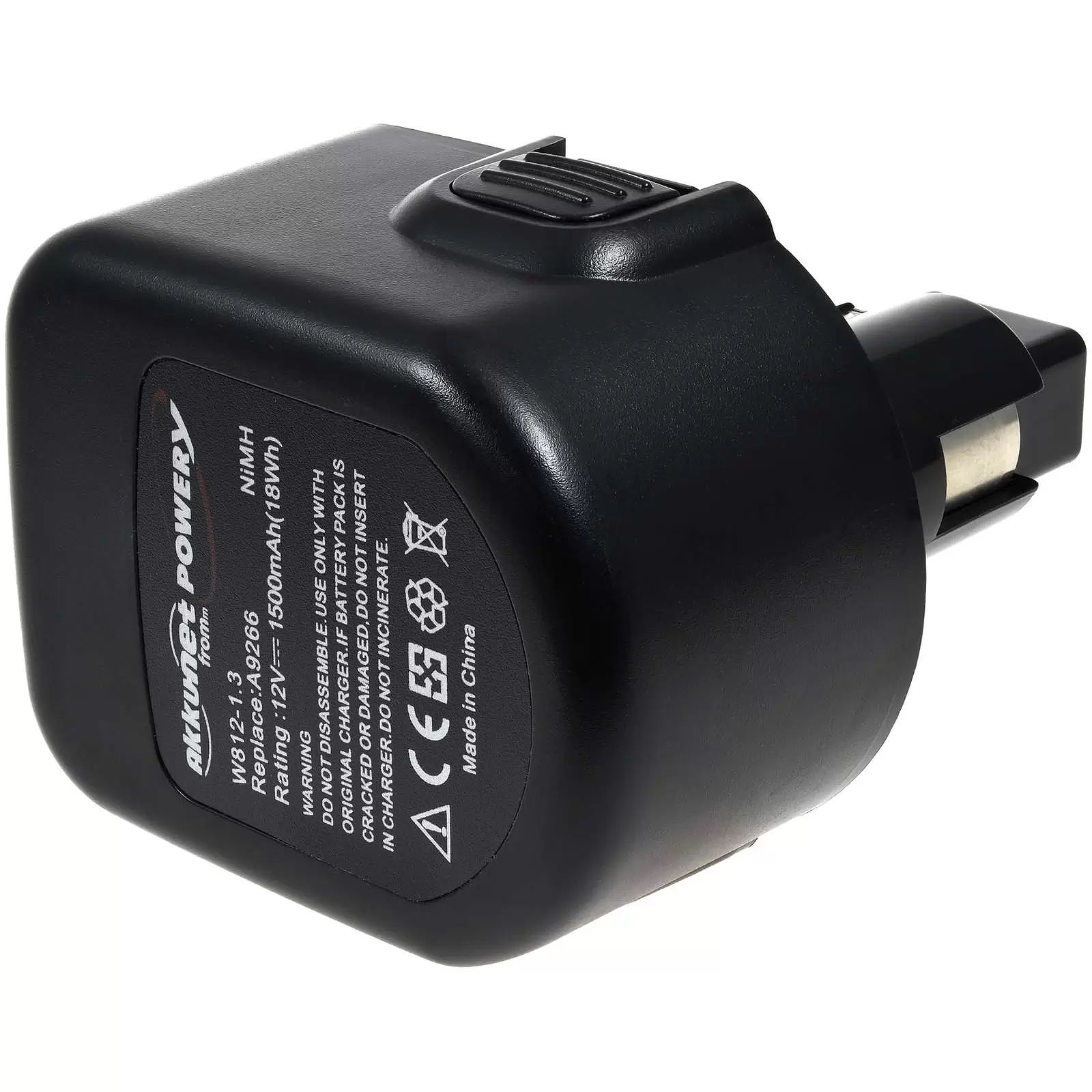 Akku für Werkzeug Dewalt 12V DW9072 1500mAh