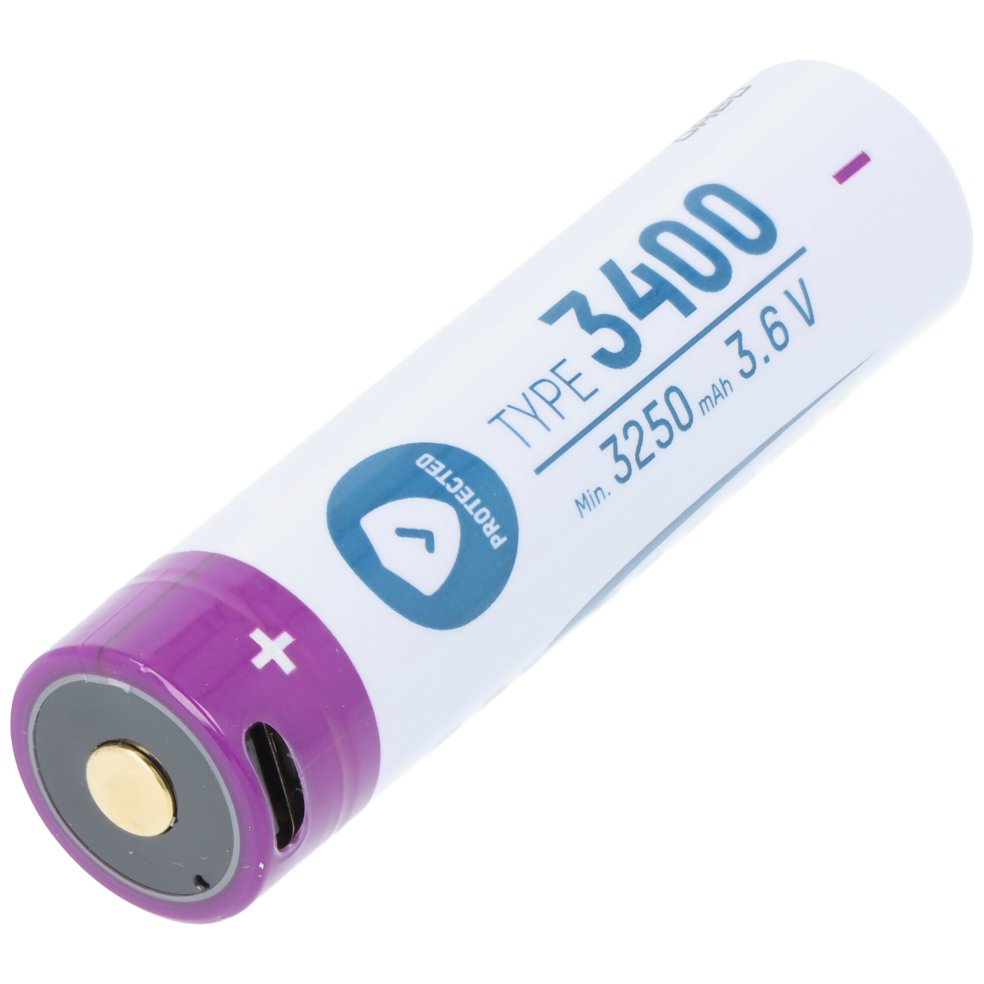 Ansmann Li-Ion 18650 3,6V 3400mAh mit USB-C Ladebuchse mit Schutzschaltung
