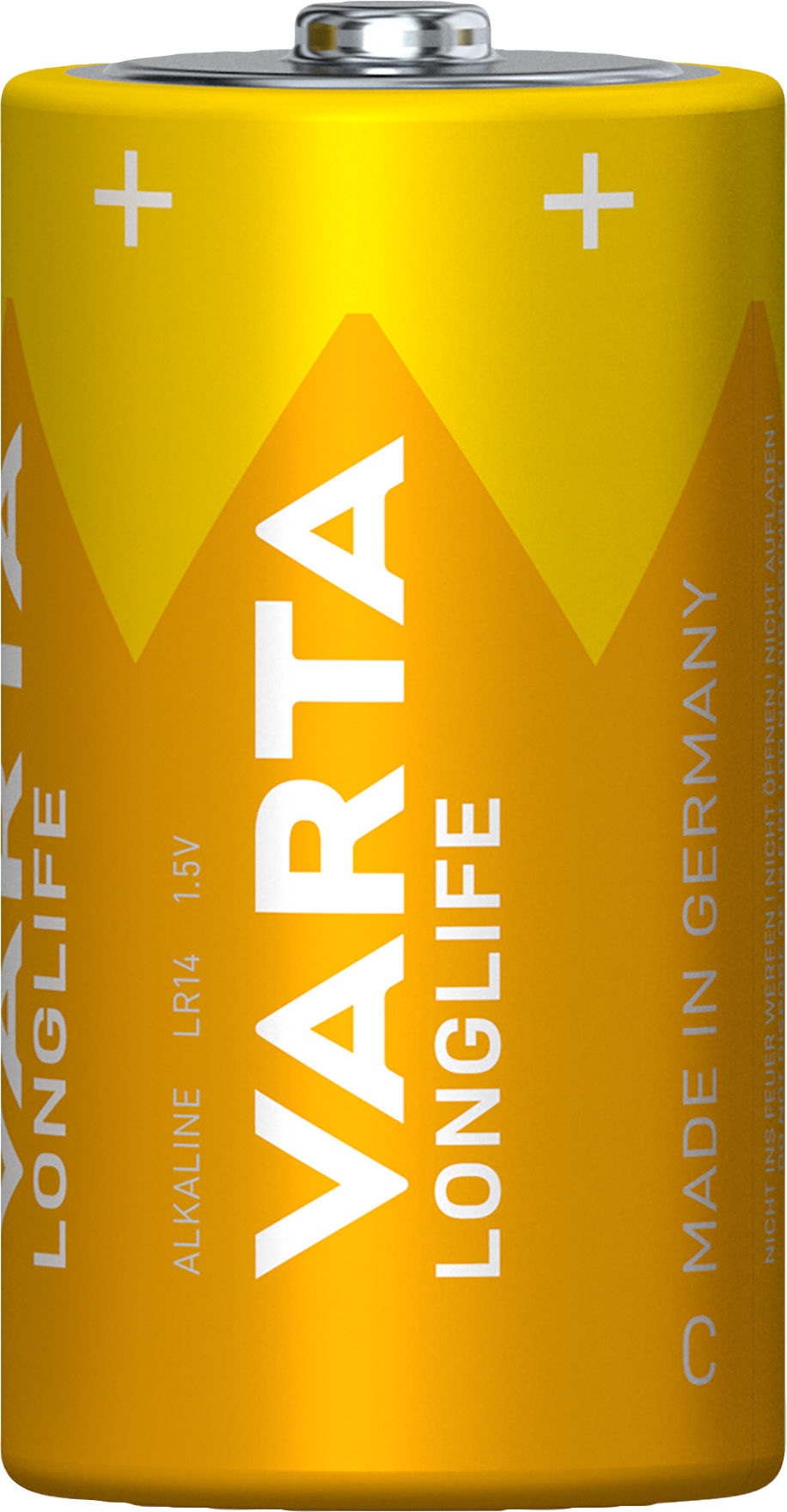 Varta Batterie Alkaline, Baby, C, LR14, 1.5V Longlife, Bulk (1-Pack)