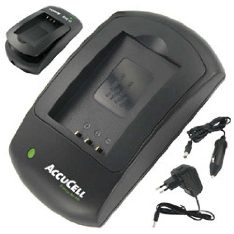 AccuCell Ladegerät passend für Pentax D-Li68, Optio A36, S10, S