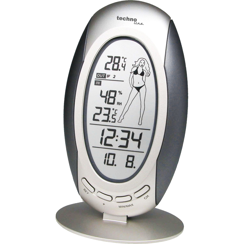 WS 9723-IT - Wetterstation mit hot "Weathergirl"