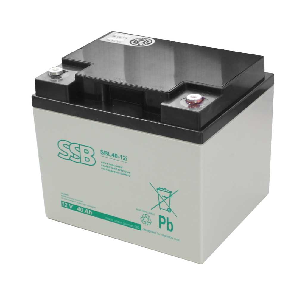 SSB SBL40-12i 12V 40Ah Bleiakku AGM Blei Gel Akku