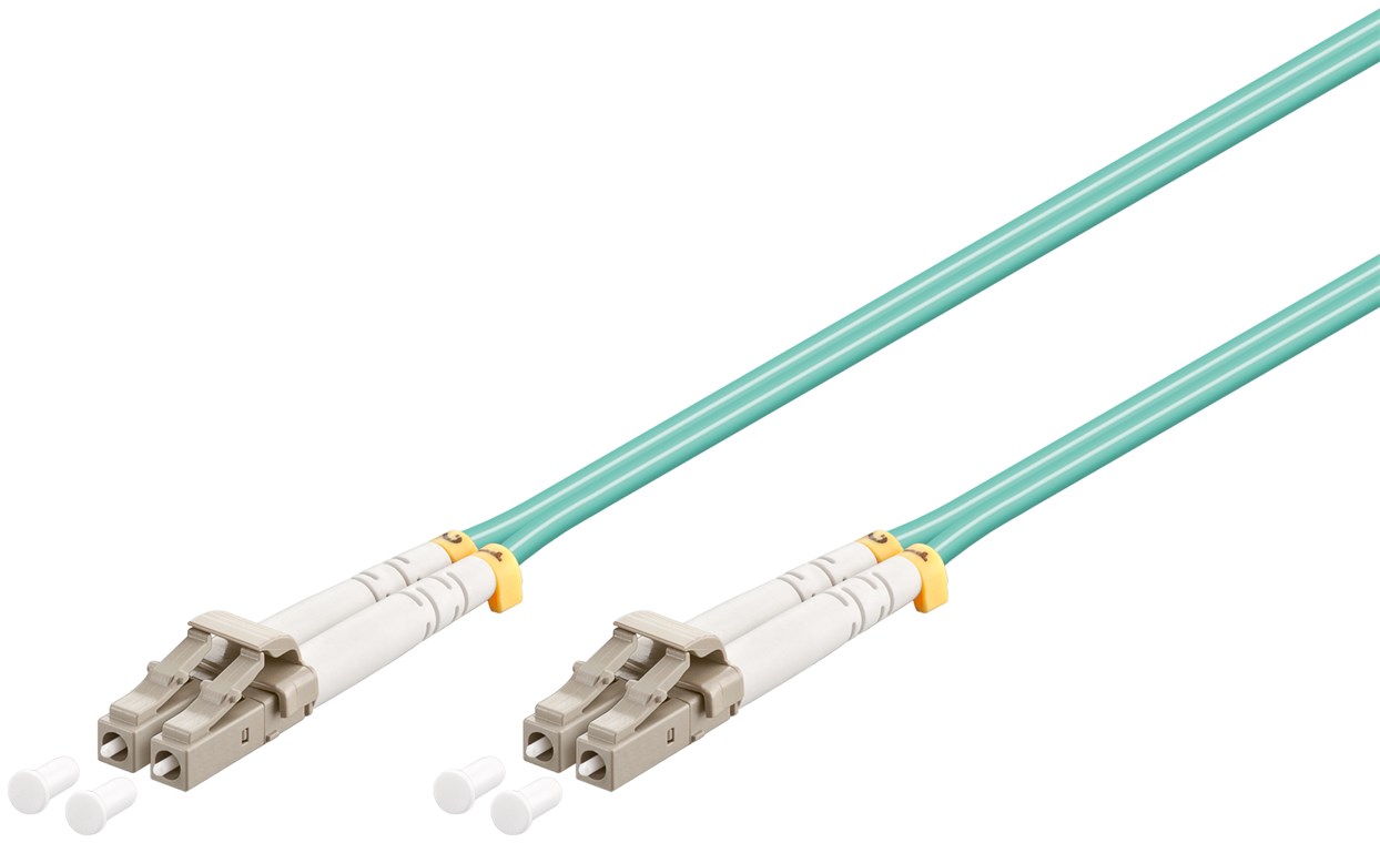 Goobay LWL Kabel, Multimode (OM3) Aqua
