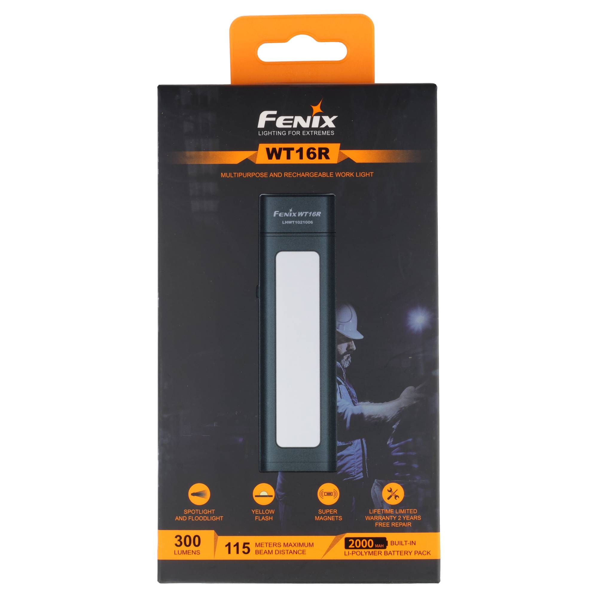 Fenix WT16R LED Taschenlampe, schwarz