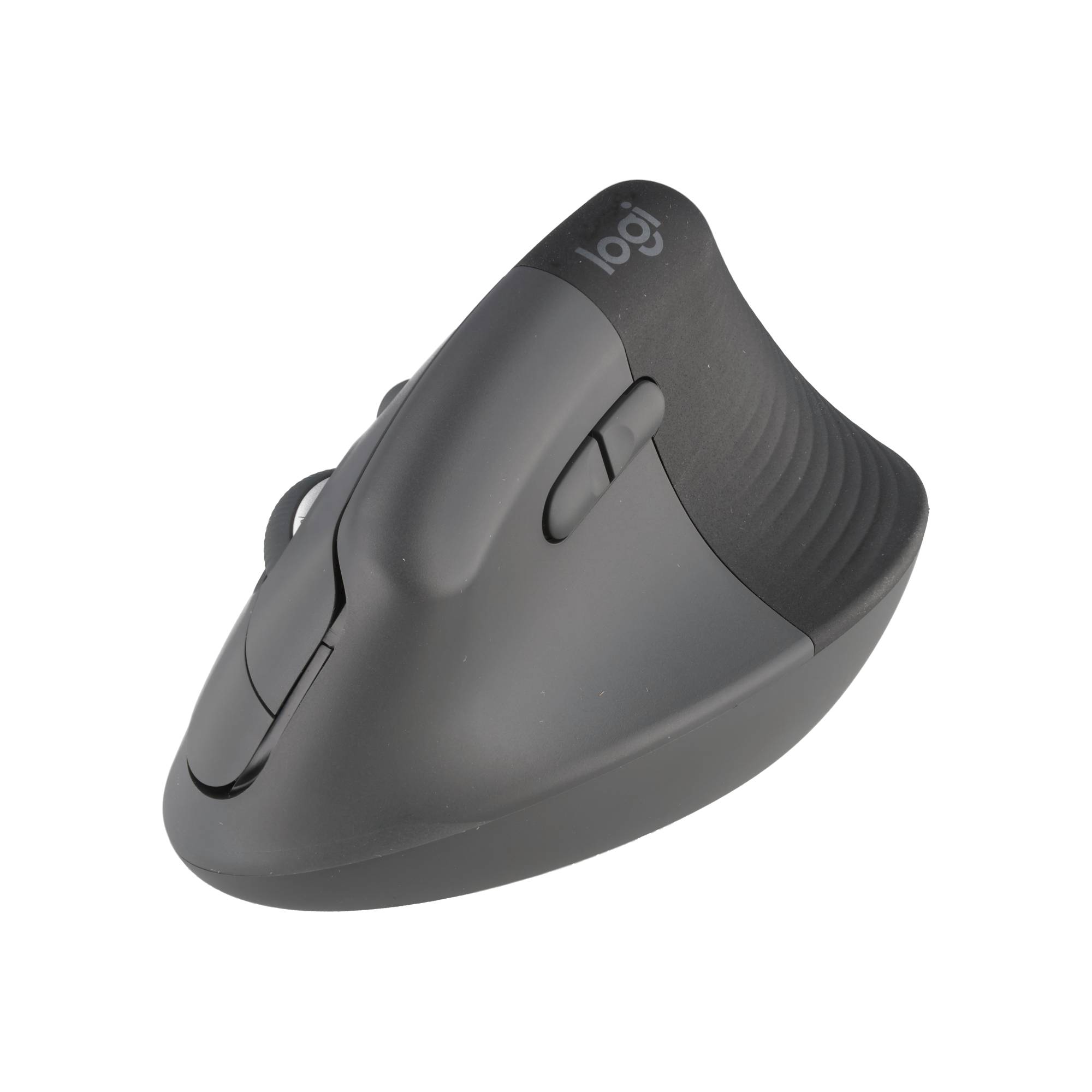 Logitech Maus LIFT, Vertical, Wireless, Bolt, Bluetooth, grafit Optical, 4000 dpi, 6 Tasten, Right, Retail