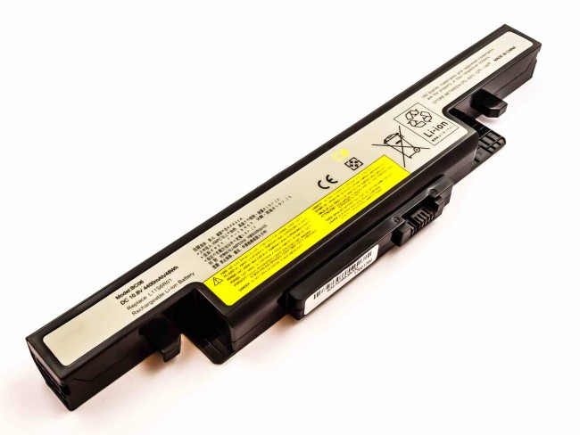 Akku passend für Lenovo IdeaPad Y490, Y590, Li-Ion, 10,8V, 4400mAh, 47,5Wh, black