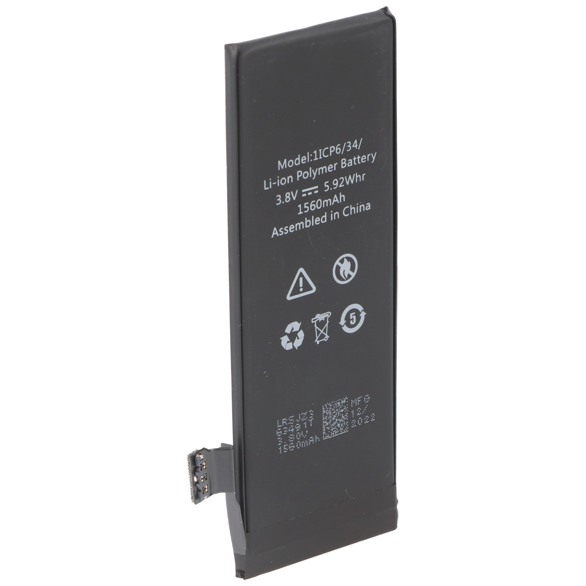 Akku für Apple iPhone 5c 616-0667, 616-0720, G69TA007H, PP11AT11S-1 Akku für iPhone 5c (kein original)