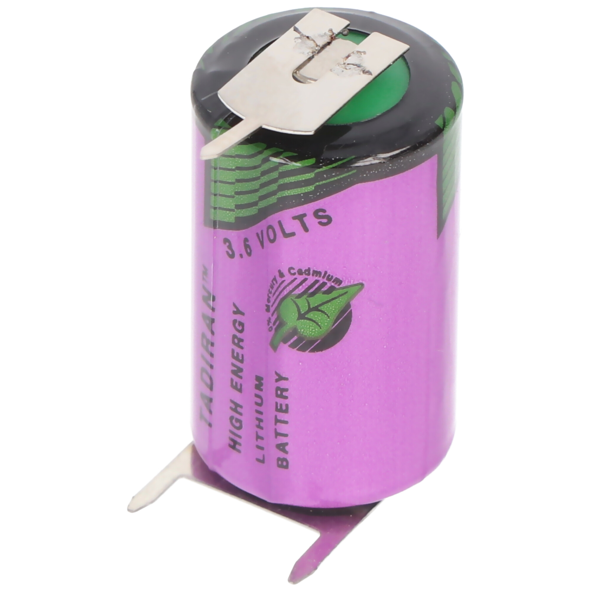 Tadiran LTC SL-350/PT Lithium-Thionylchlorid Batterie 1/2 AA Mignon mit Printanschluss 2er Print Innenabstand 9mm