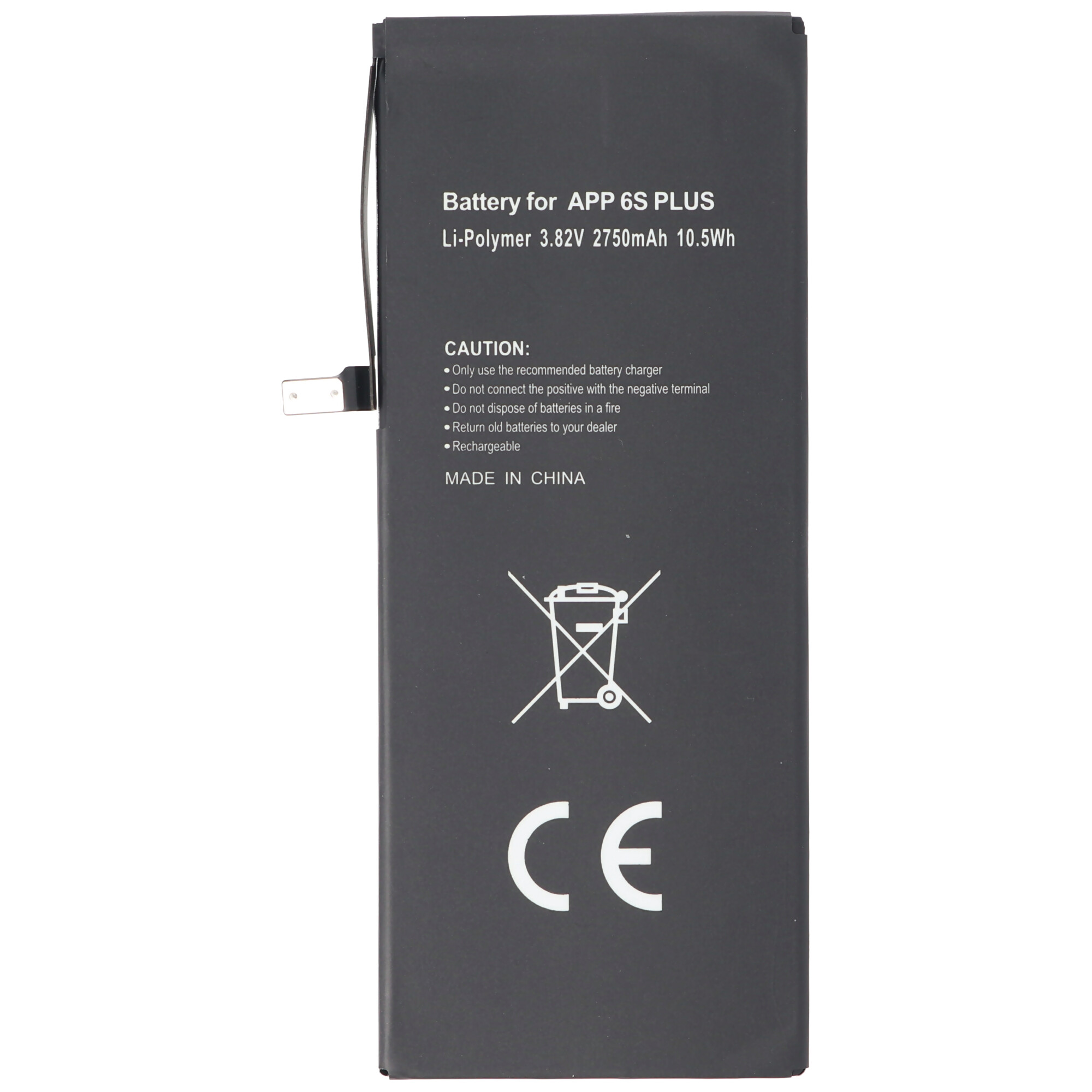 Akku passend für den Apple iPhone 6S plus Akku 616-00045, 2750mAh max. 10.5Wh