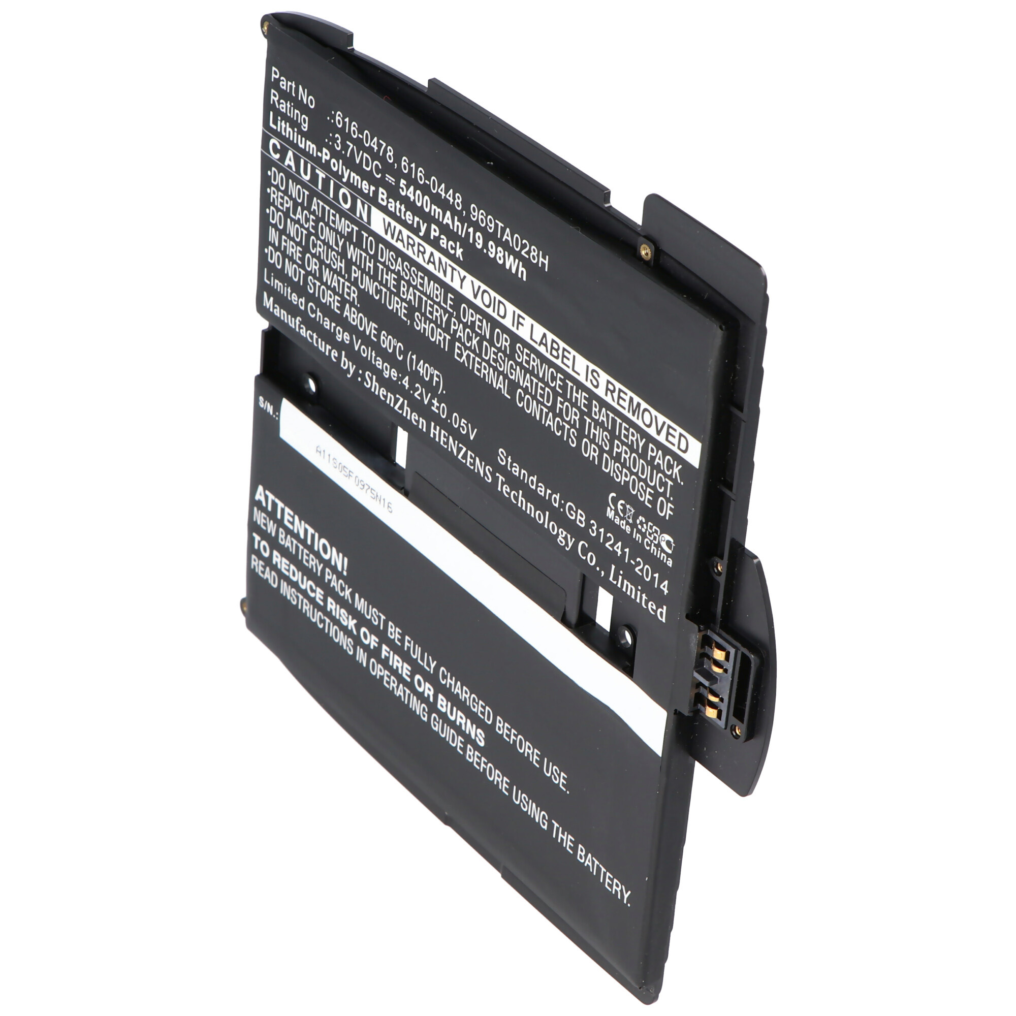 Akku passend für Apple iPad A1315 Akku, 616-0478 Akku, 969TA028H, 616-0448 iPad A1337, A1219