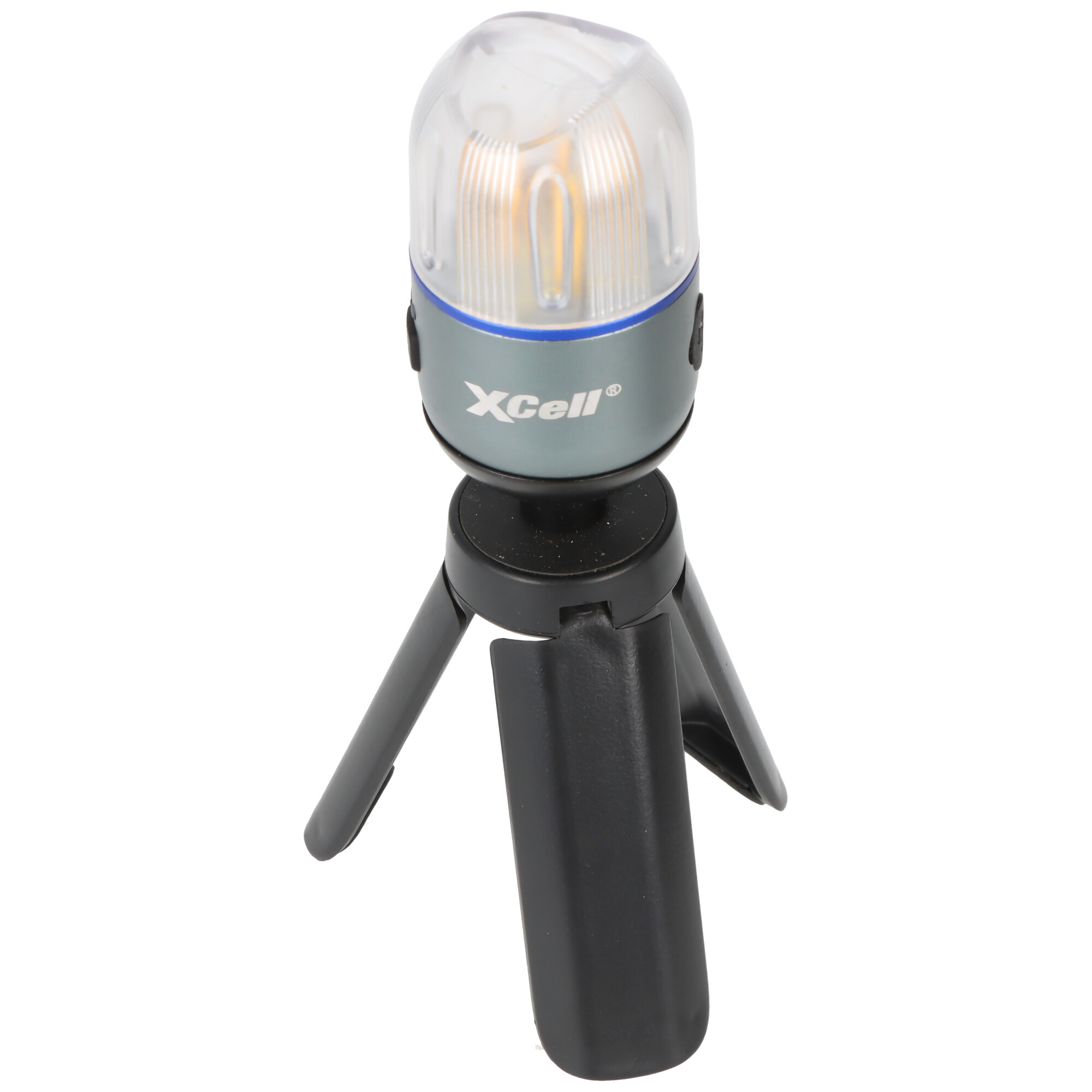 XCell MULTI-Light Roly-Poly Leuchte, 253 Lumen, handflächengroß, inkl. Stativ und Umhängeband