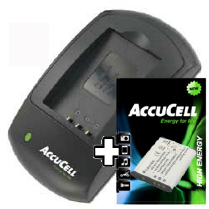 AccuCell Ladegerät und Akku passend für Sony NP-BK1 kein Origina
