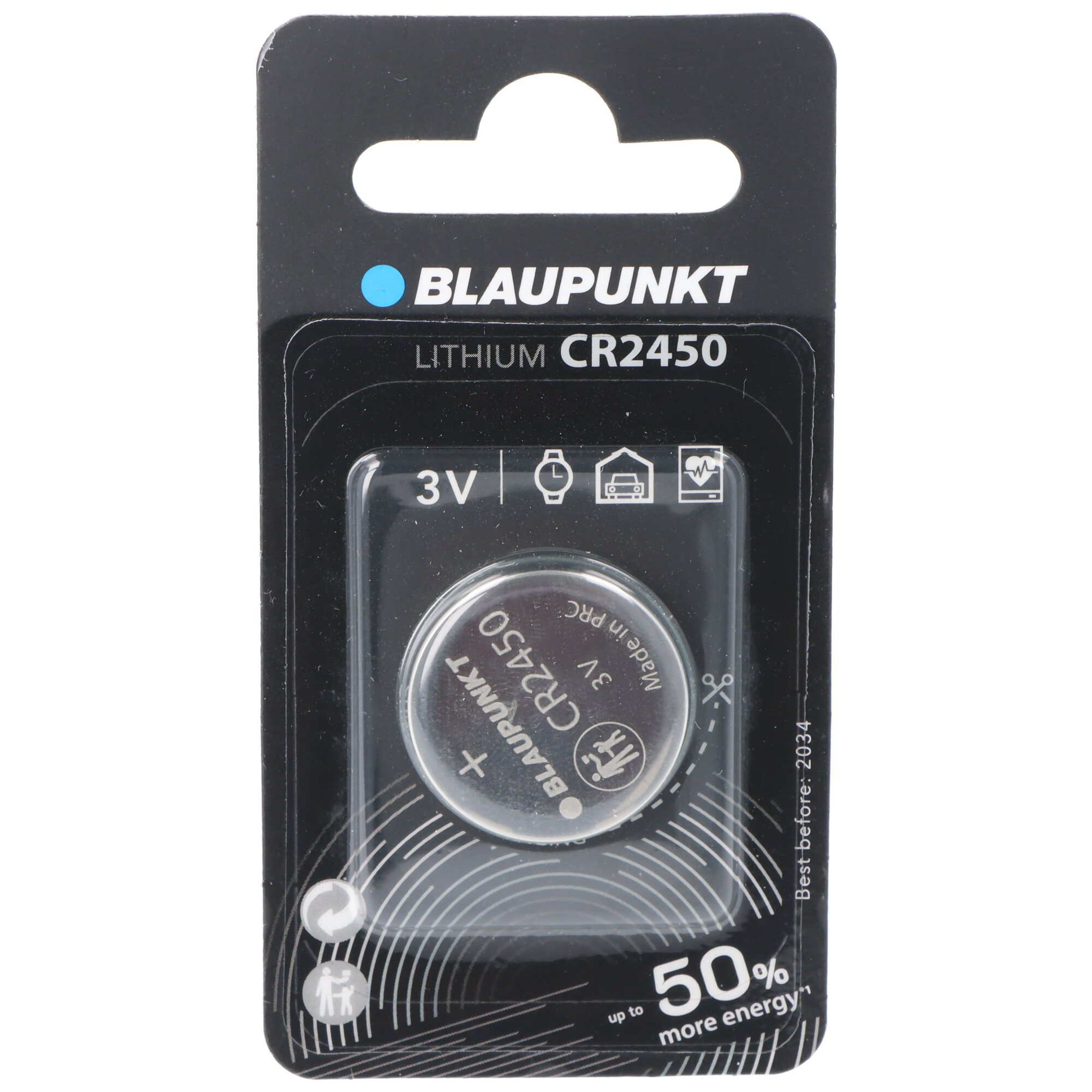 Blaupunkt CR2450 Lithium Batterie 3V