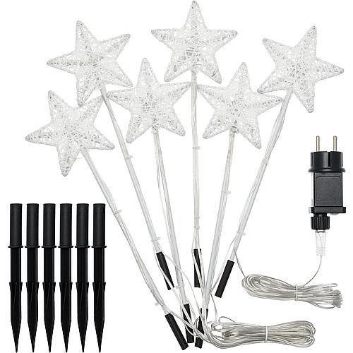 LED Sterne 6er-Set 77294