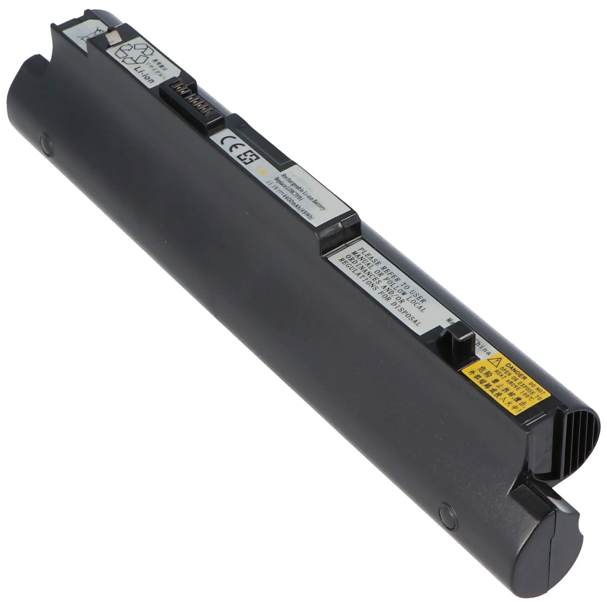 Akku passend für IBM Lenovo Ideapad S10-2, Ersatz-Akku für L09C3B12, L09C6Y12, L09C6YU11, L09M3B11, 55Y9382, 55Y9383, L09C3B11, L09C3B12, L09M3B11 11,1 Volt 4400mAh