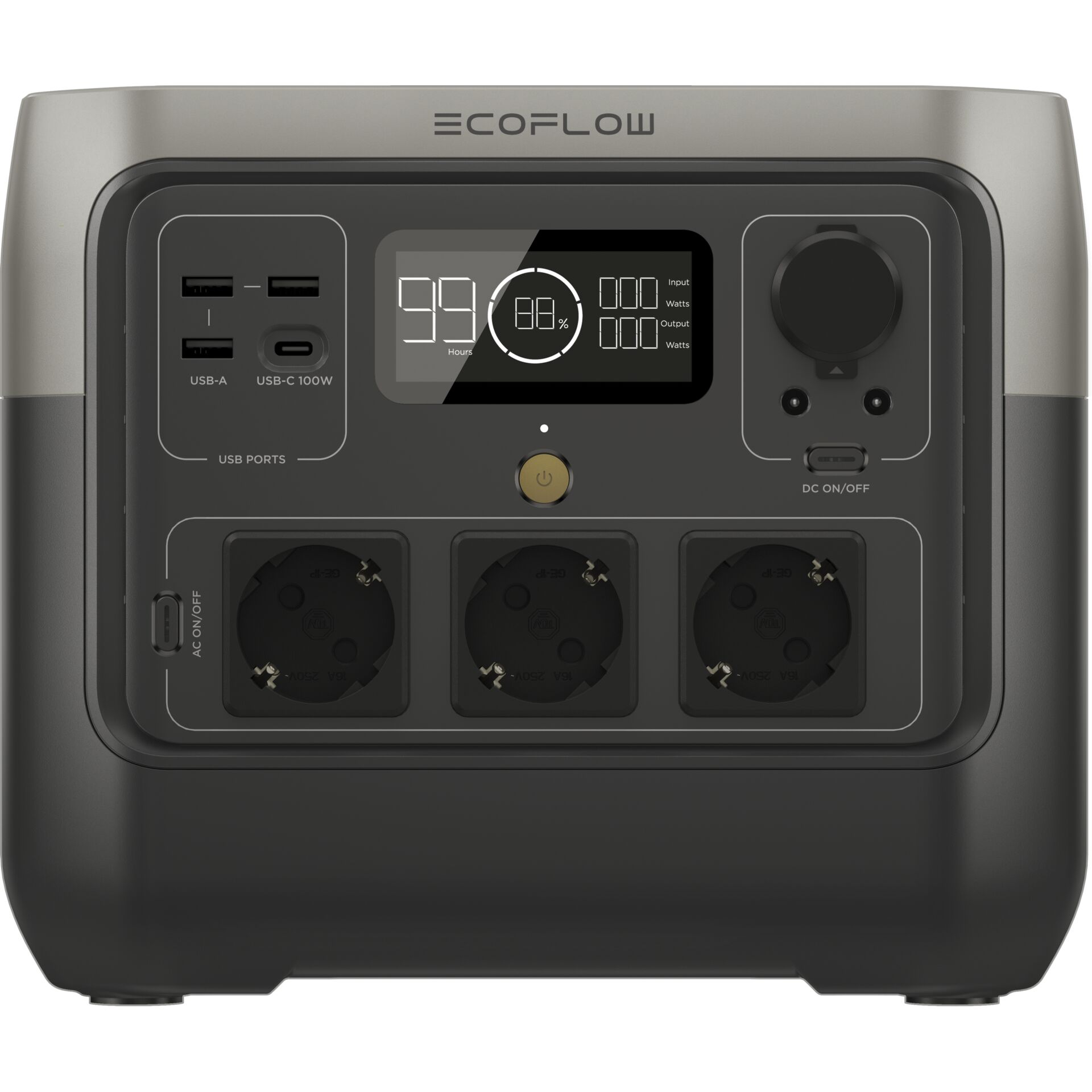 EcoFlow RIVER 2 Pro Powerstation 768 Wh LiFePO4 mit WLAN und Bluetooth