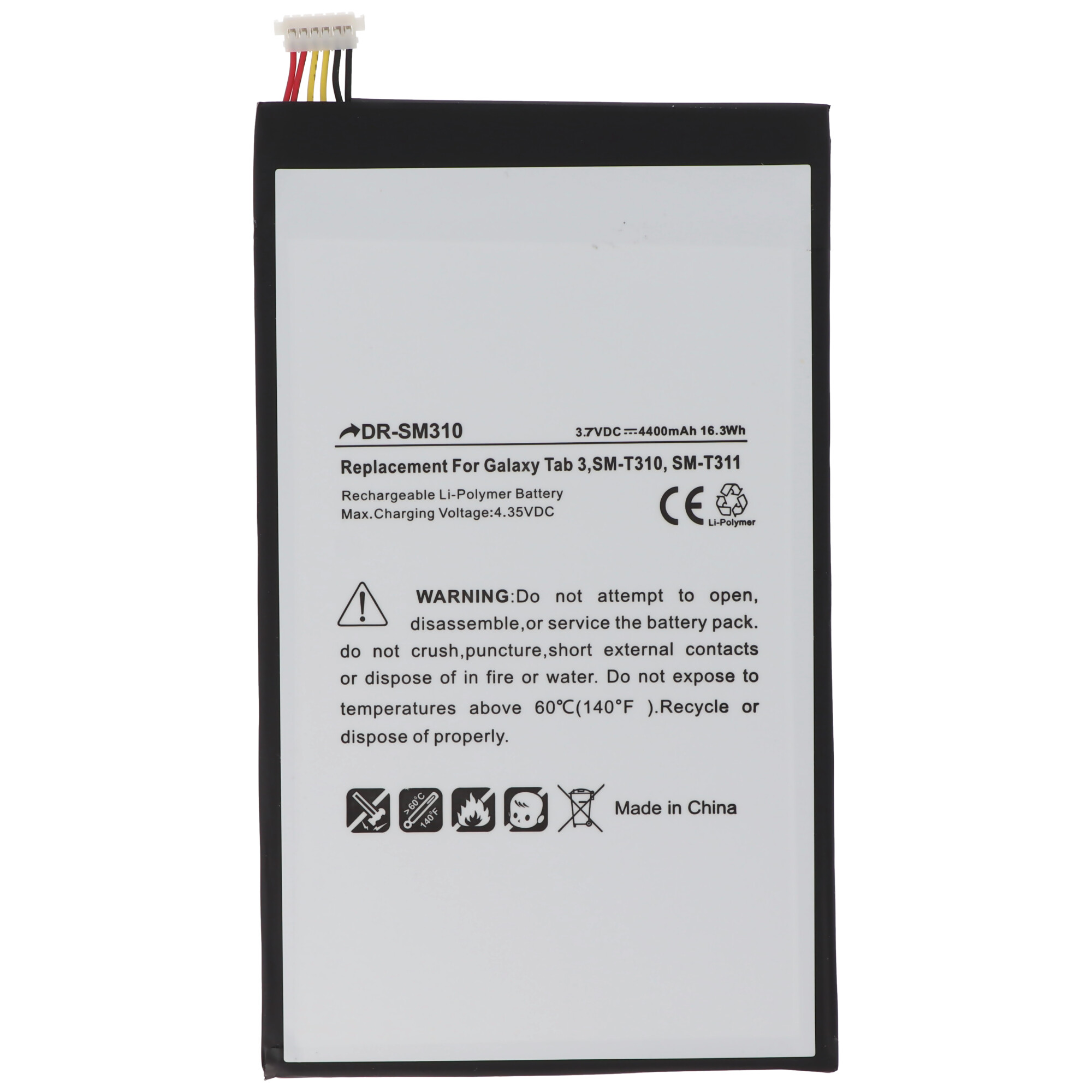 Akku passend für den Samsung Galaxy Tab 3 8.0 Akku SM-T310, SM-T311, SM-T315, SM-T320