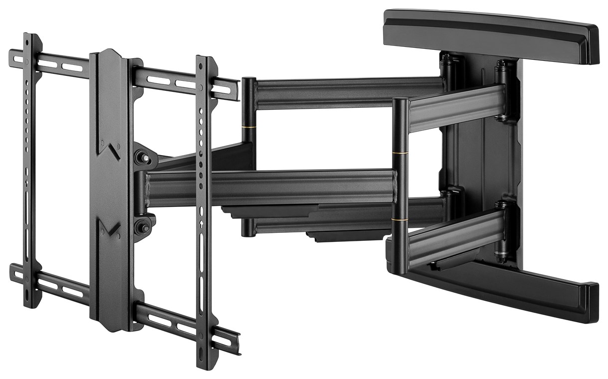Goobay TV-Wandhalterung Pro FULLMOTION (L) wide Range - Halterung für Fernseher von 37 bis 70 Zoll (94-178 cm), vollbeweglich (schwenkbar und neigbar) bis 70 kg