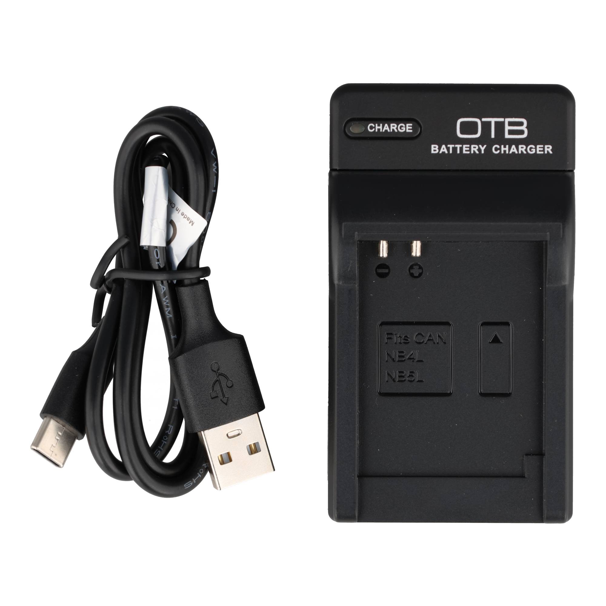 USB Ladegerät kompatibel für Canon NB-4L Akku, Canon NB-5L Akku