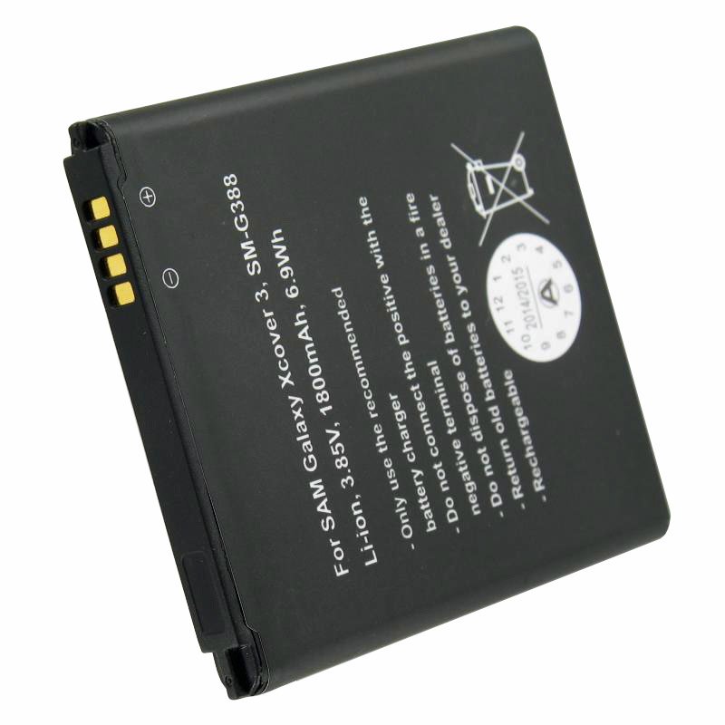 Akku passend für Samsung Galaxy Xcover 3, SM-G388, EB-BG388BBE, 1800mAh bis