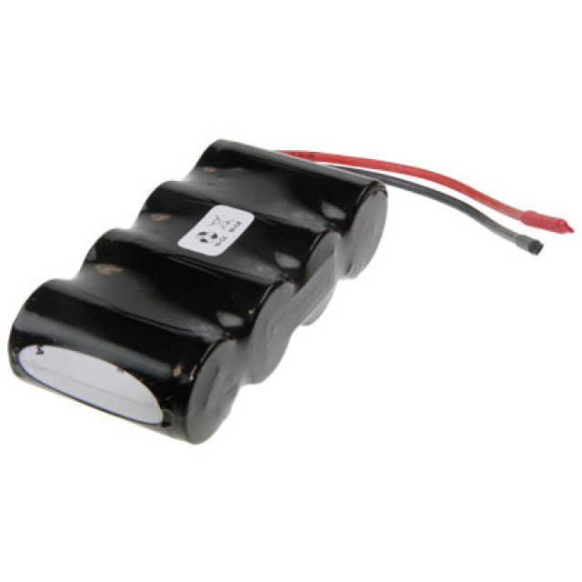 Notbeleuchtungs-Akku F1x4 Saft VNT CS mit Kabel 10cm mit offener Litze 4,8V, 1800mAh
