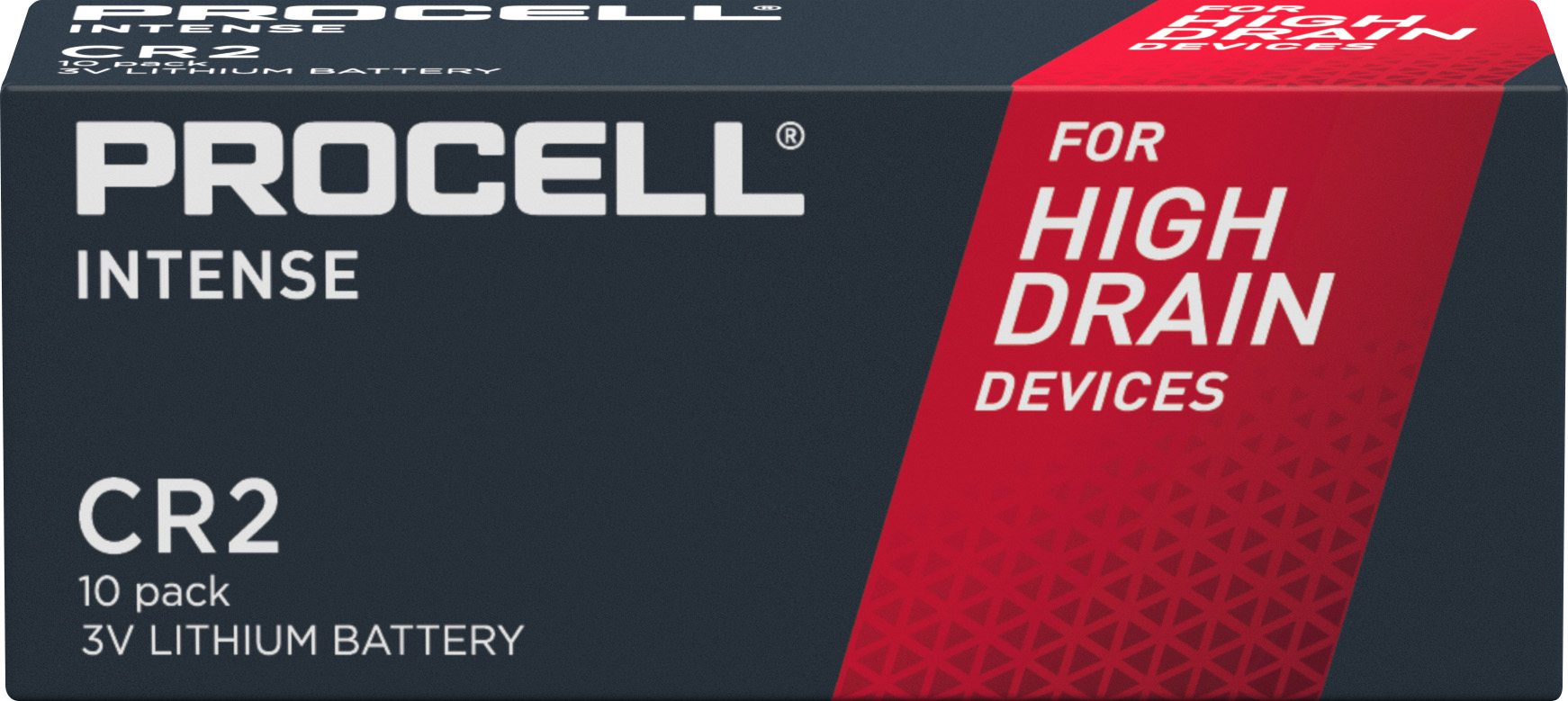 Duracell Batterie Lithium, CR2, 3V Procell Intense, Retail Box (10-Pack)