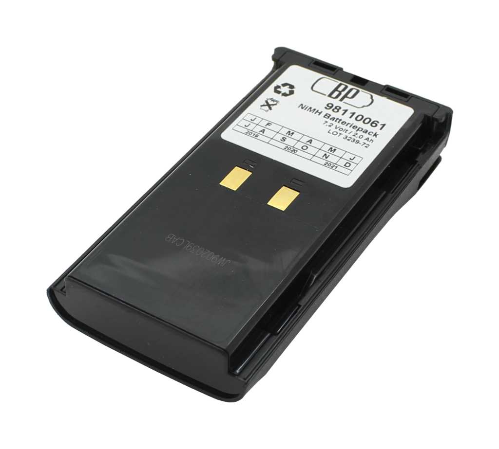 Funkakku NiMH 7,2V 2000mAh ersetzt Kenwood KNB-16A