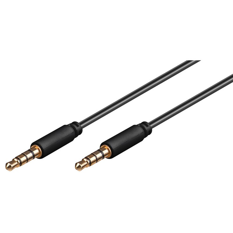 4-poliges Audiokabel für Apple iPhone, Apple iPod, Apple iPod