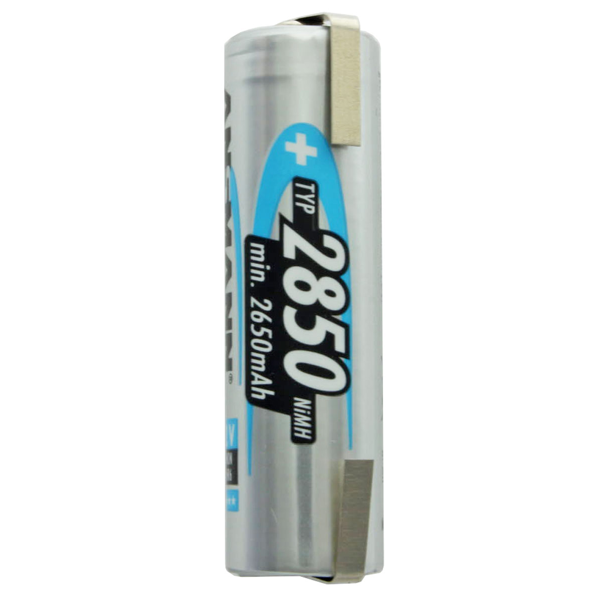 Ansmann Akku 1,2 Volt Akku mit 2850mAh mit Lötfahnen in U-Form oder in Z-Form auswählbar