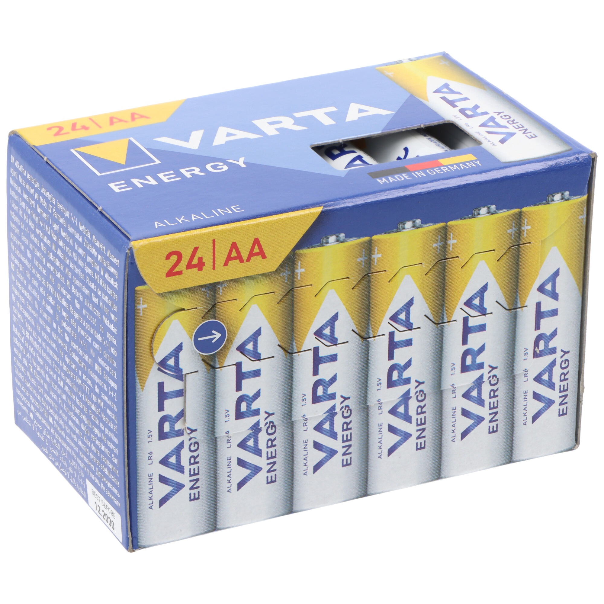 24 Stück Varta AA Mignon LR6 Batterie inklusive kostenloser Aufbewahrungsbox