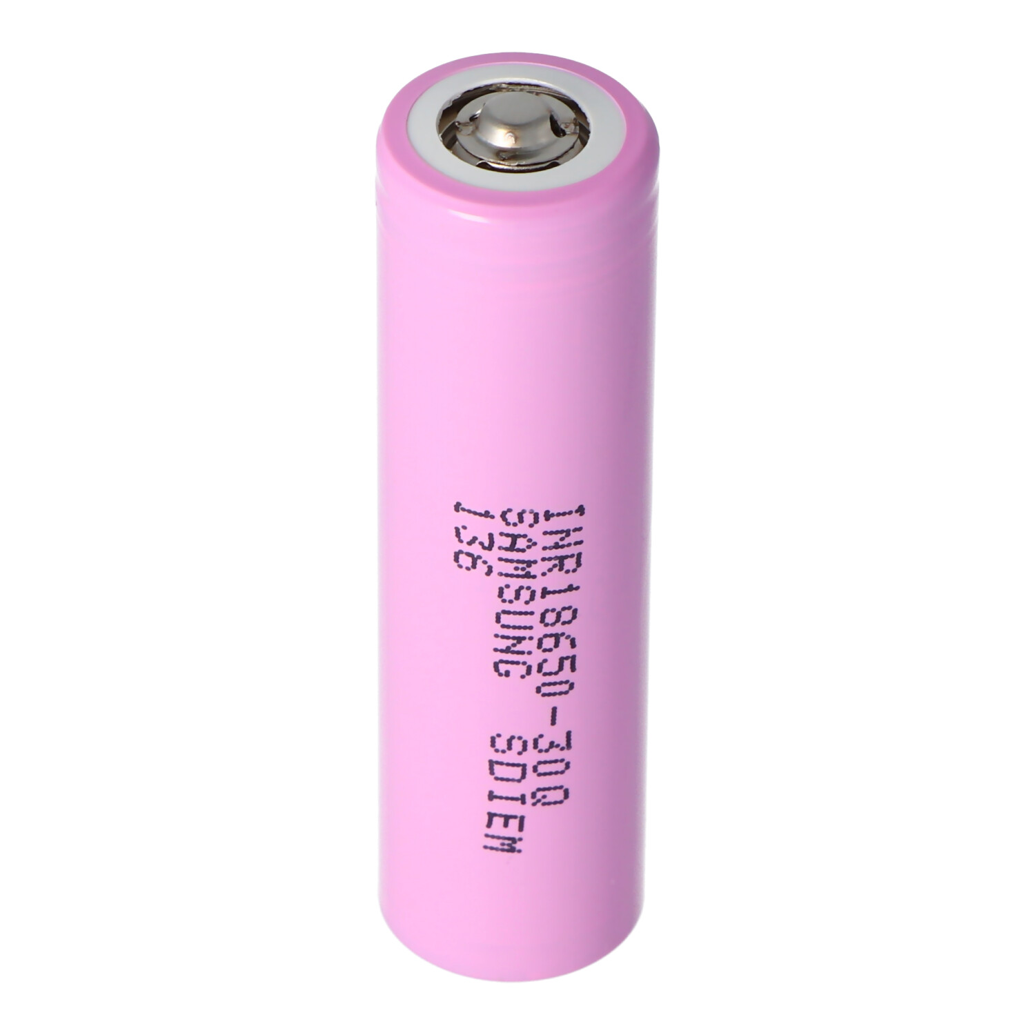 Samsung INR18650-30Q - 3,6V bis 3,7V, 3000mAh 15A Button Top Abmessungen 66x18,3mm beachten