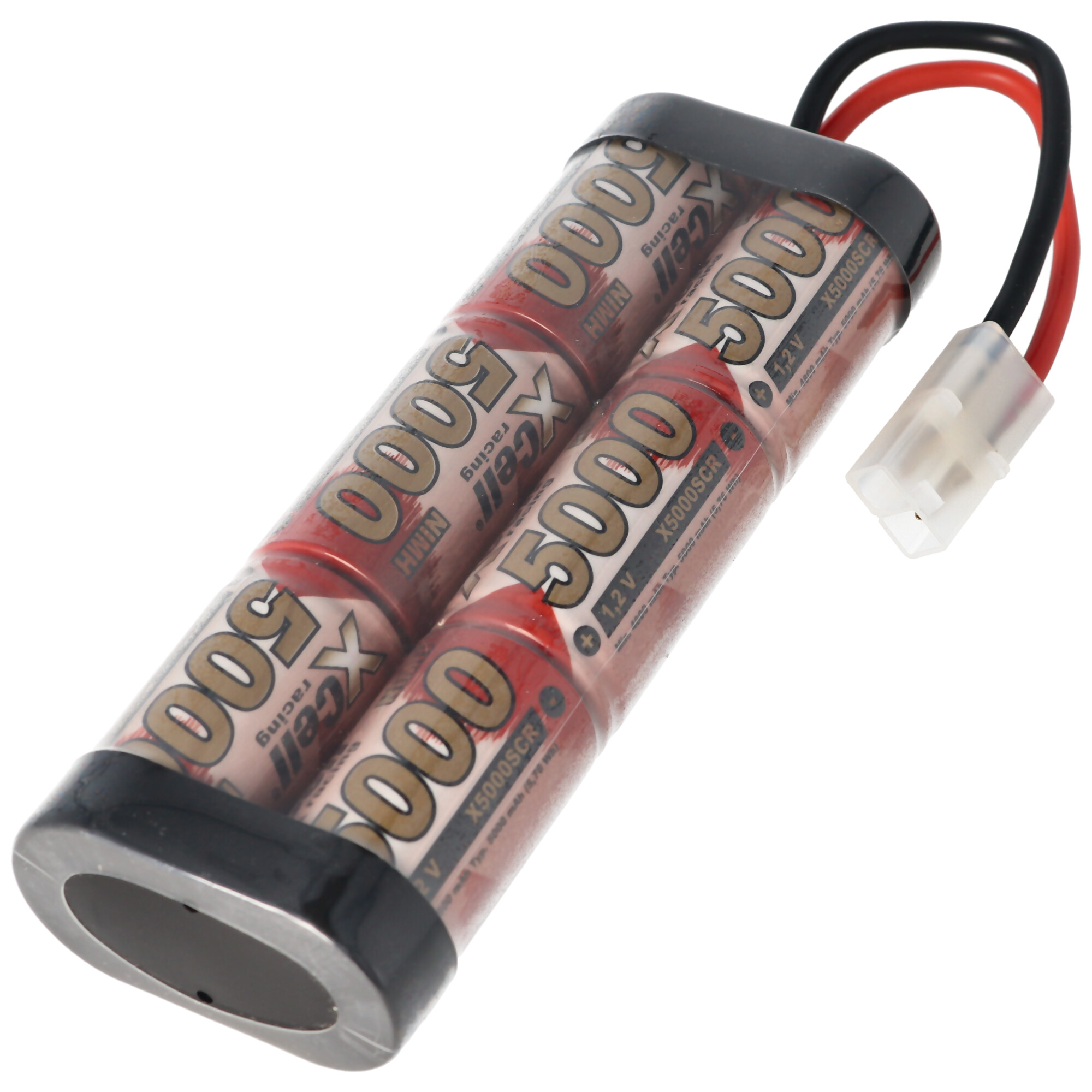 5Ah Racing Pack 7,2 Volt mit bis zu 5000mAh und Tamiya Buchse für Tamiya Stecker