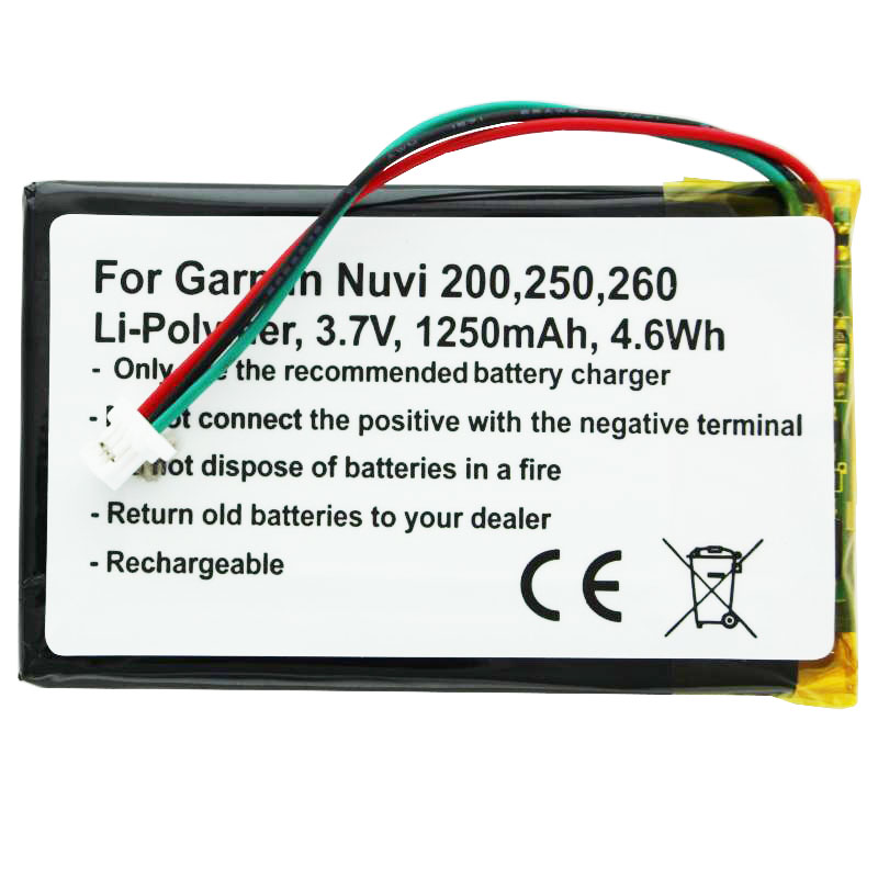 Akku passend für Garmin Nuvi 200, Nüvi 361-00019-11