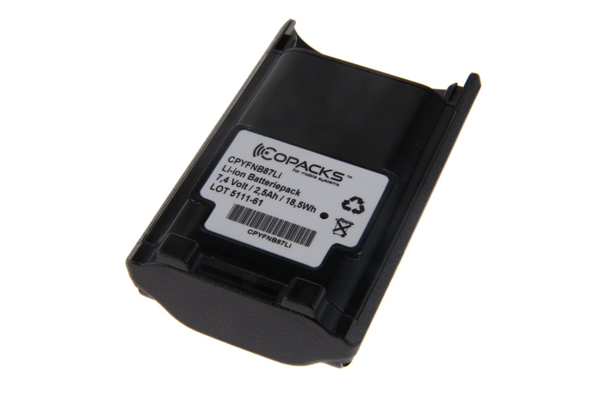 CoPacks Li-Ion Akku passend für Standard Vertex VX820 VX925-FuG11b - FNB-V87L - 7,4 V 2500 mAh