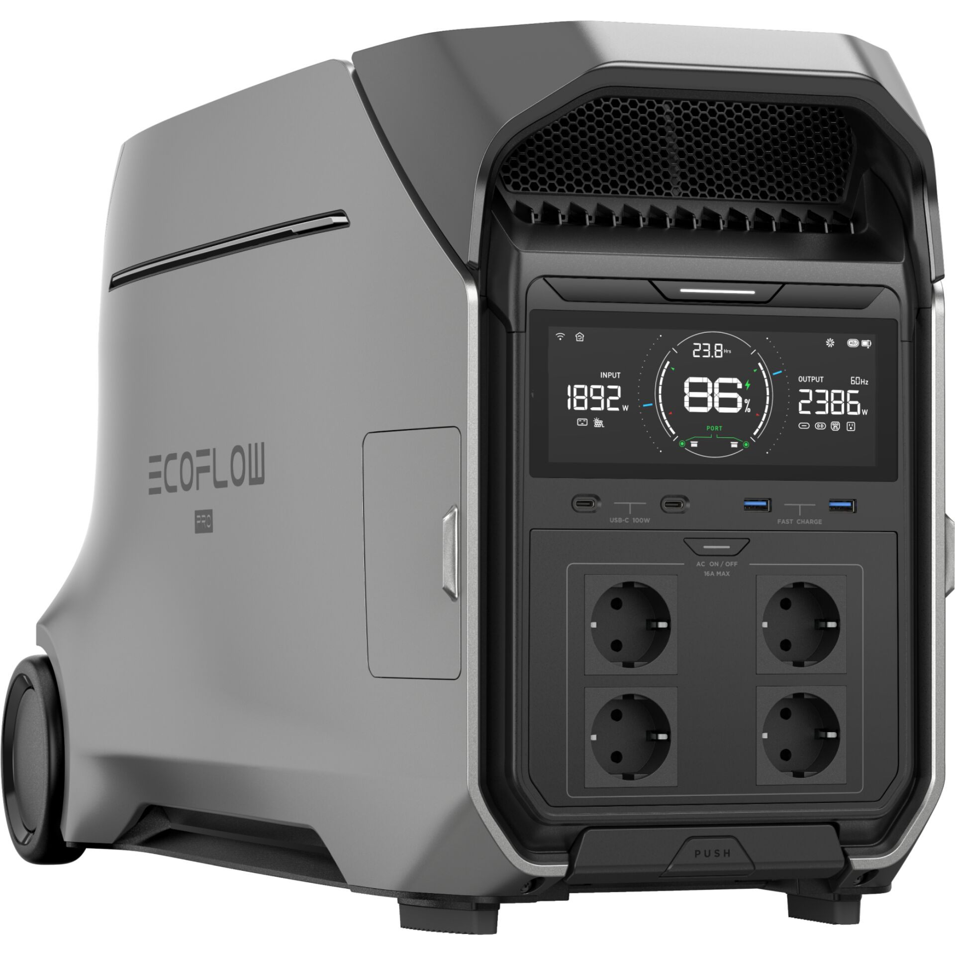 EcoFlow DELTA Pro 3 Powerstation 4096 Wh, 4000 W, LiFePO4