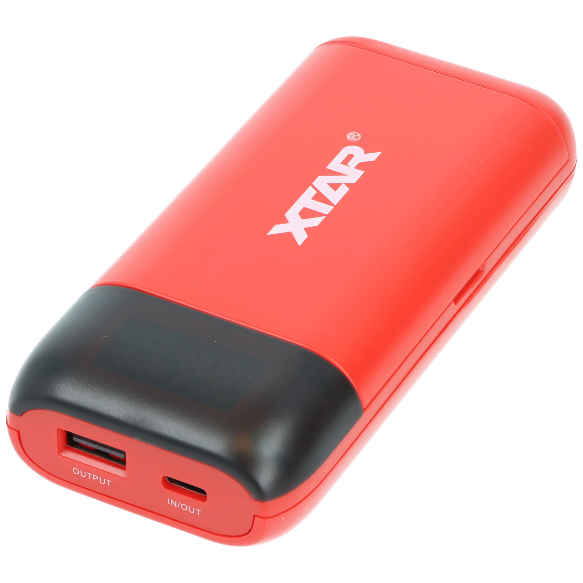 XTAR PB2SL 2-fach Ladegerät und Powerbank, für Li-Ionen Akkus, mit Display, für 18650, 21700 geschützte Akkus, QC3.0, PD3.0