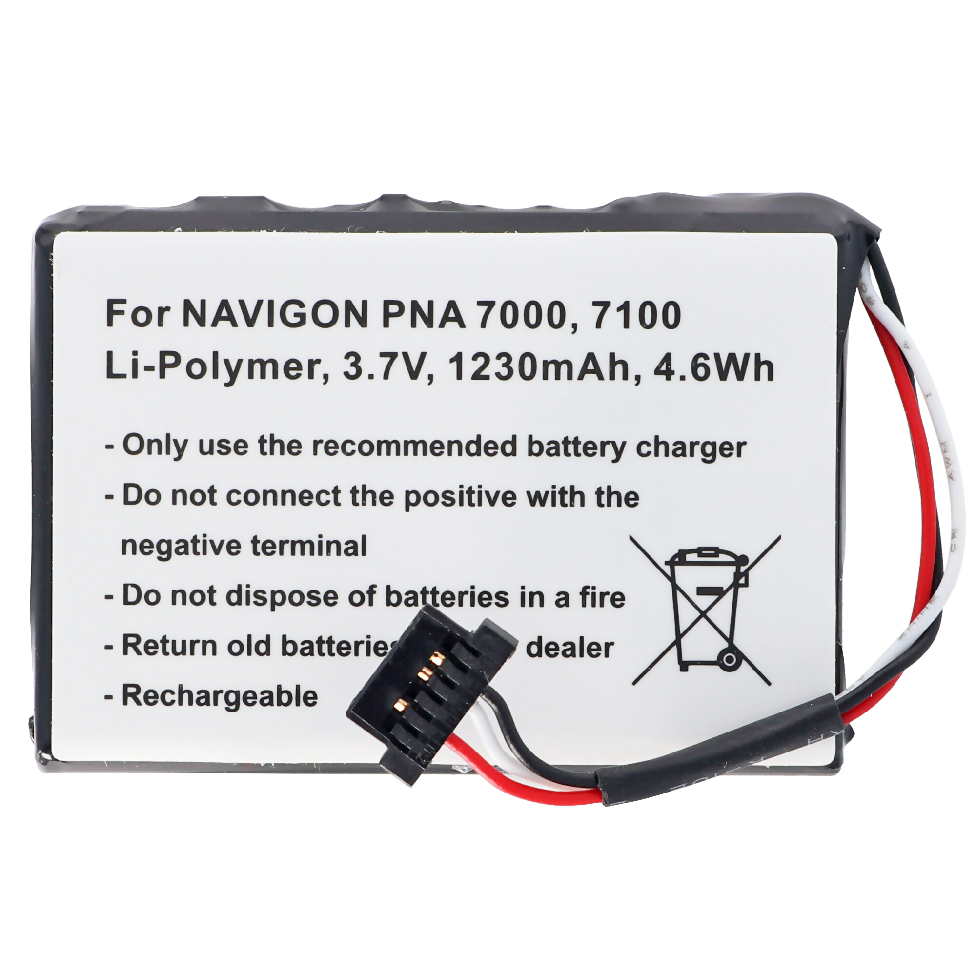 E4MT081202B22, PNA 7000, Navman N20, BP/LP1230/11/A0001U Nachbau Akku