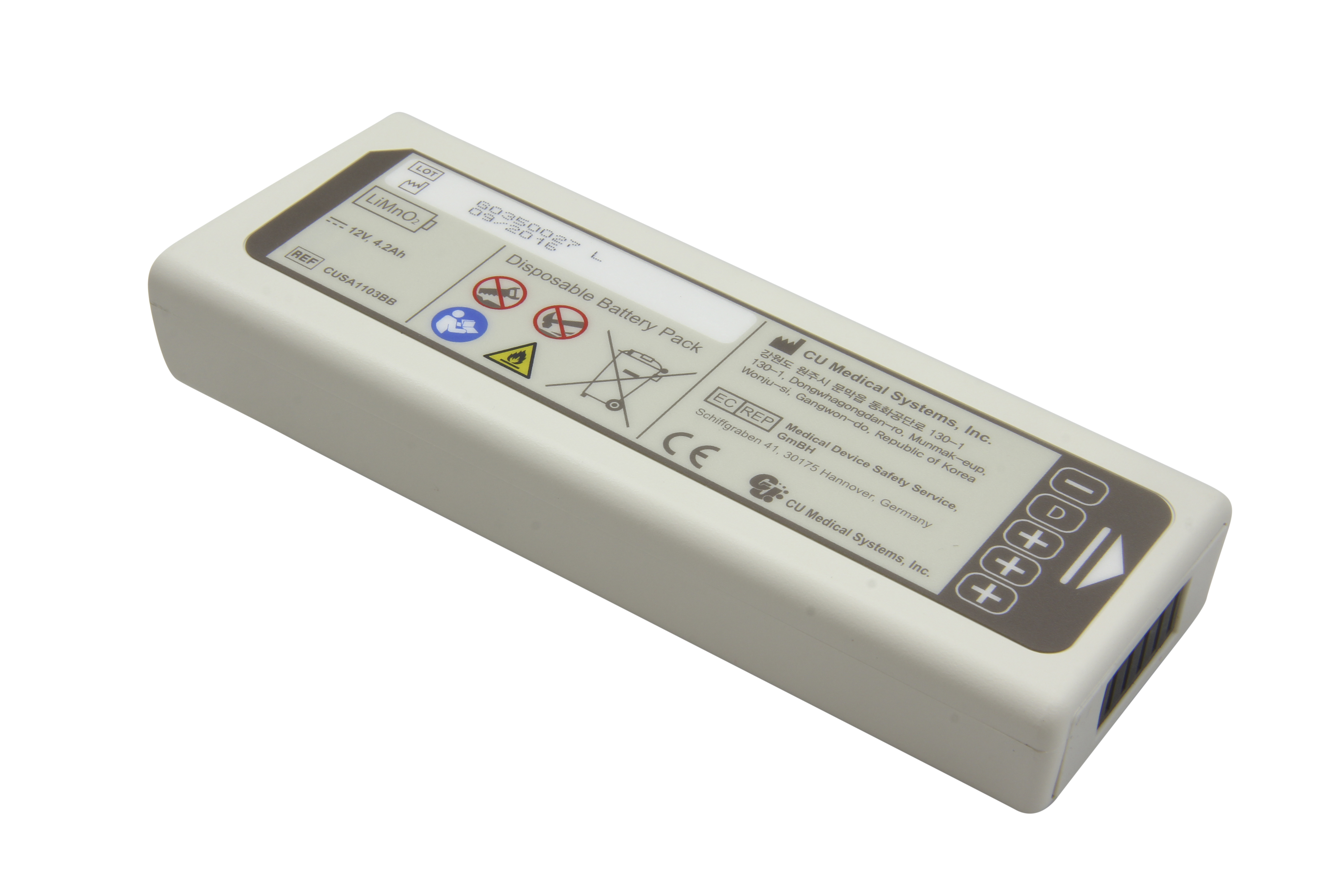 Original Lithiumbatterie Medical Econet ME-PAD - 31.10-4301B