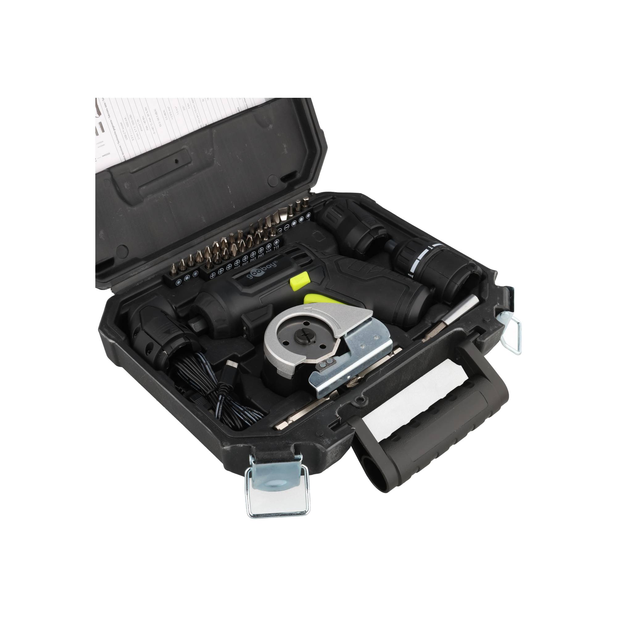 4in1 Mini-Akkuschrauber-Set 35-tlg. – kompakt, flexibel und leistungsstark