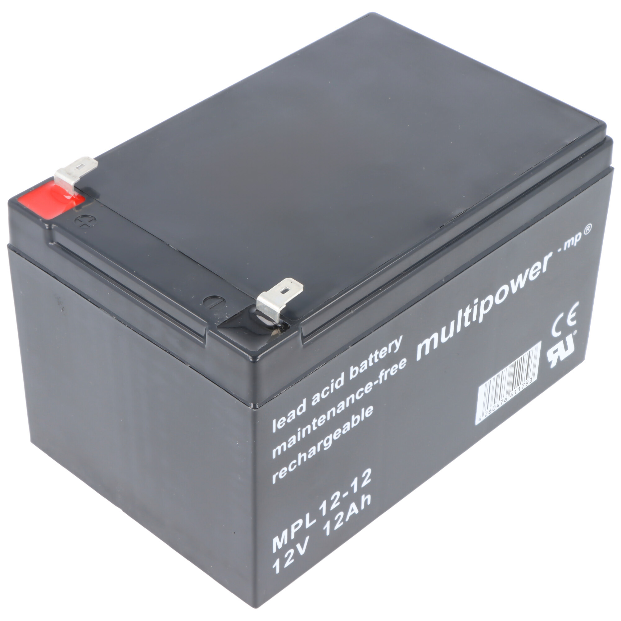 Multipower ML12-12 12V 12Ah Long Life Bleiakku AGM Blei Gel Akku
